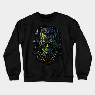 Cyborg Heads S02 D27 Crewneck Sweatshirt